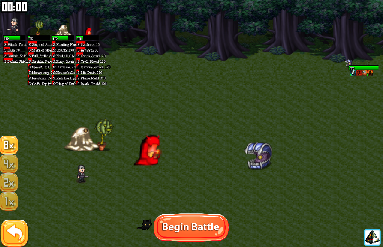Browser RPG Game