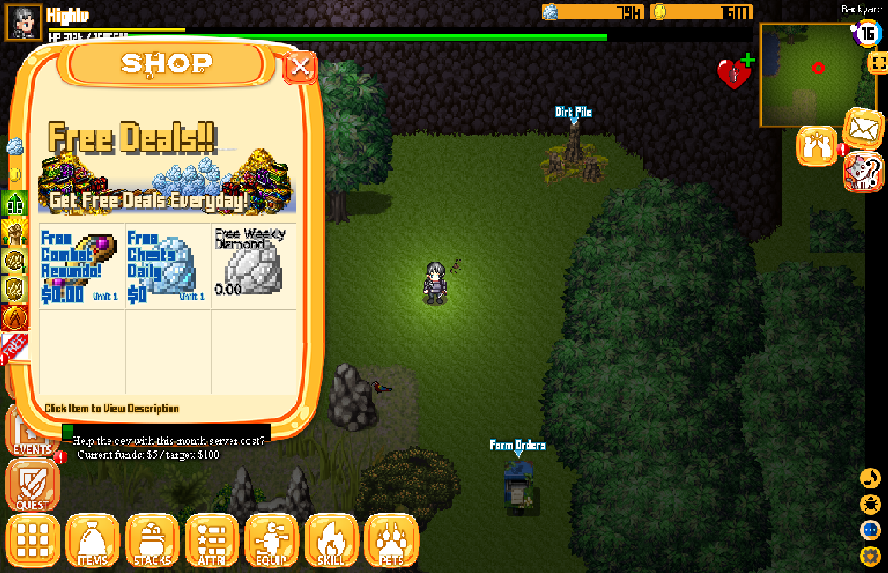 Non-Pay-to-Win MMORPG